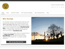 Tablet Screenshot of biketourings.com